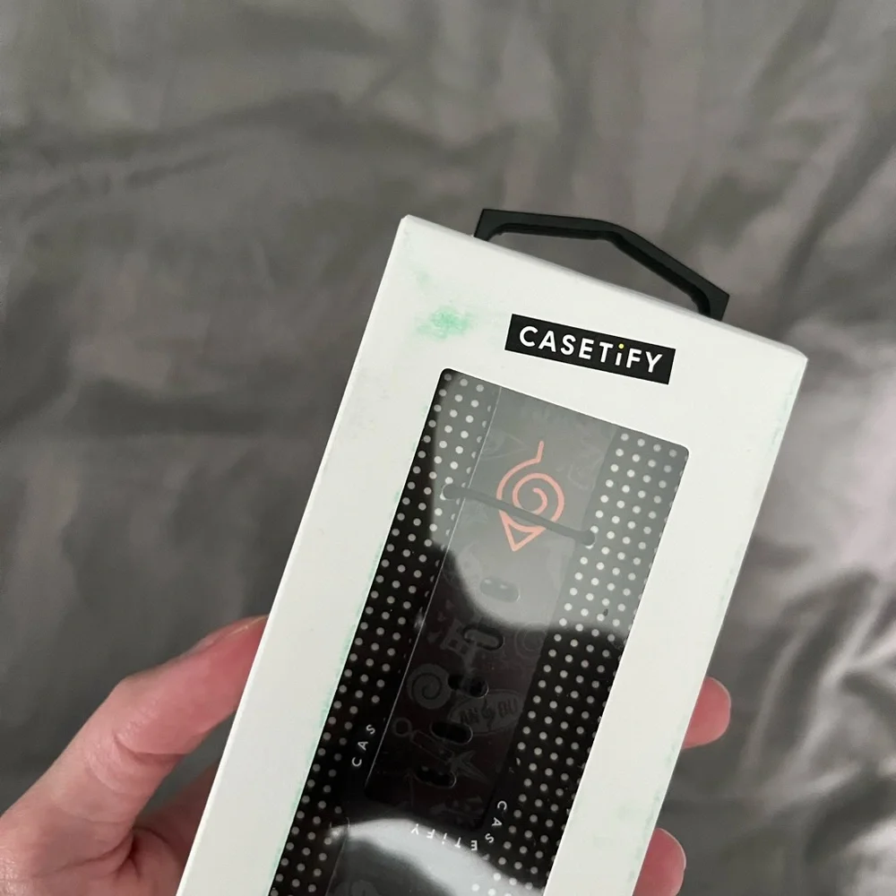Casetify Naruto Black and Orange Apple Watch Band NIB NWT